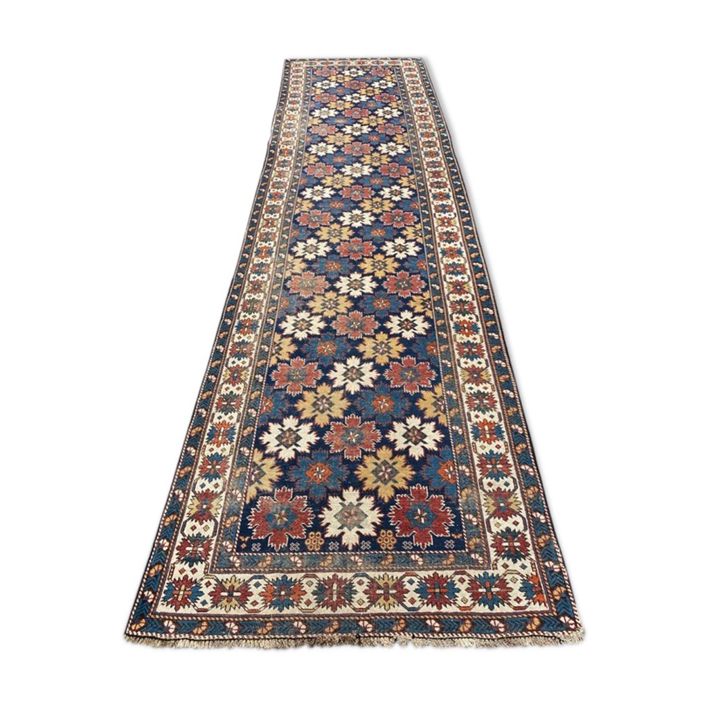 antik kaukasiska mattan